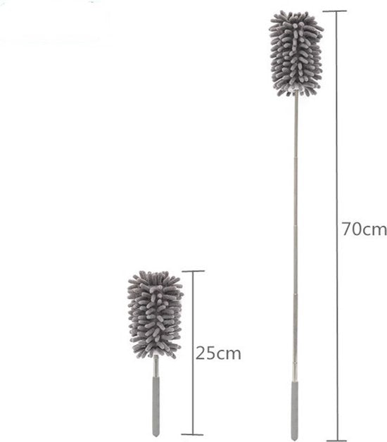 Telescoopsteelset met Plumeau en Reinigingskoppen